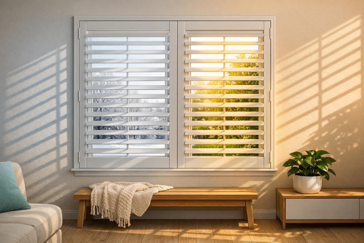 Energy-Efficient Plantation Shutters
