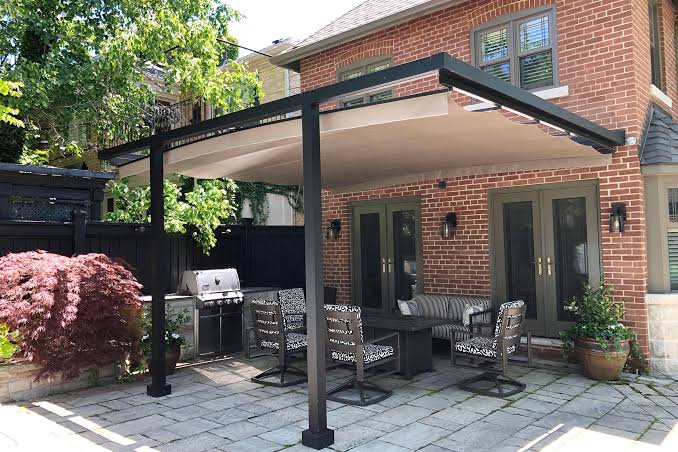 Pergola Shade Systems for Birmingham MI Luxury Backyards